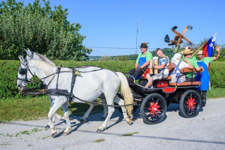 FOTO- Vinogradniki na Debelem hribu postavili klopotec